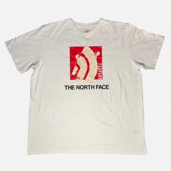 The North Face Other - The North Face White Tee with Red Logo
